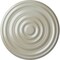 Ekena Millwork Carton Ceiling Medallion (For Canopies up to 3 3/4"), Hand-Painted Flash Blue, 17 3/4"OD x 1 3/8"P CM18CAFBS - alternate 1
